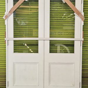 Victorian twin light pair french doors